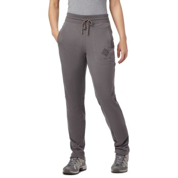 Columbia Lodge Jogger, Pantalones Grises Para Mujer | 829130-PRZ